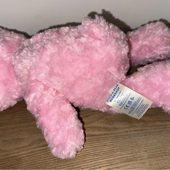Build a Bear Pink Teddy Bear Plush Toy - Picture 4 of 10